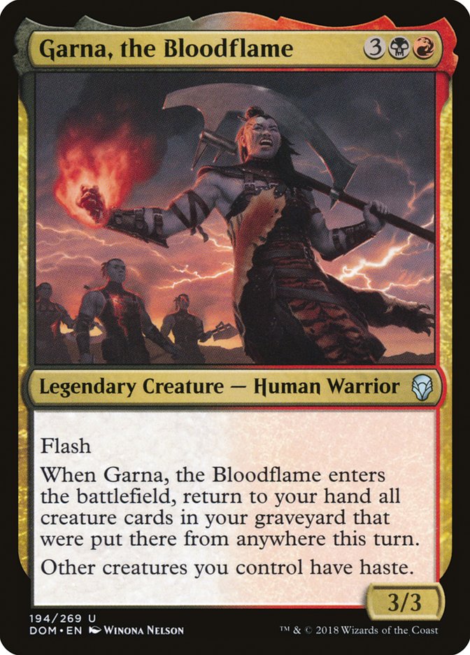 Garna, the Bloodflame [Dominaria] | Pegasus Games WI