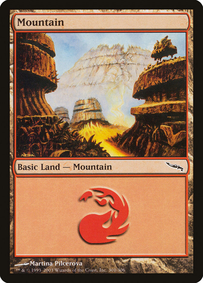 Mountain (301) [Mirrodin] | Pegasus Games WI