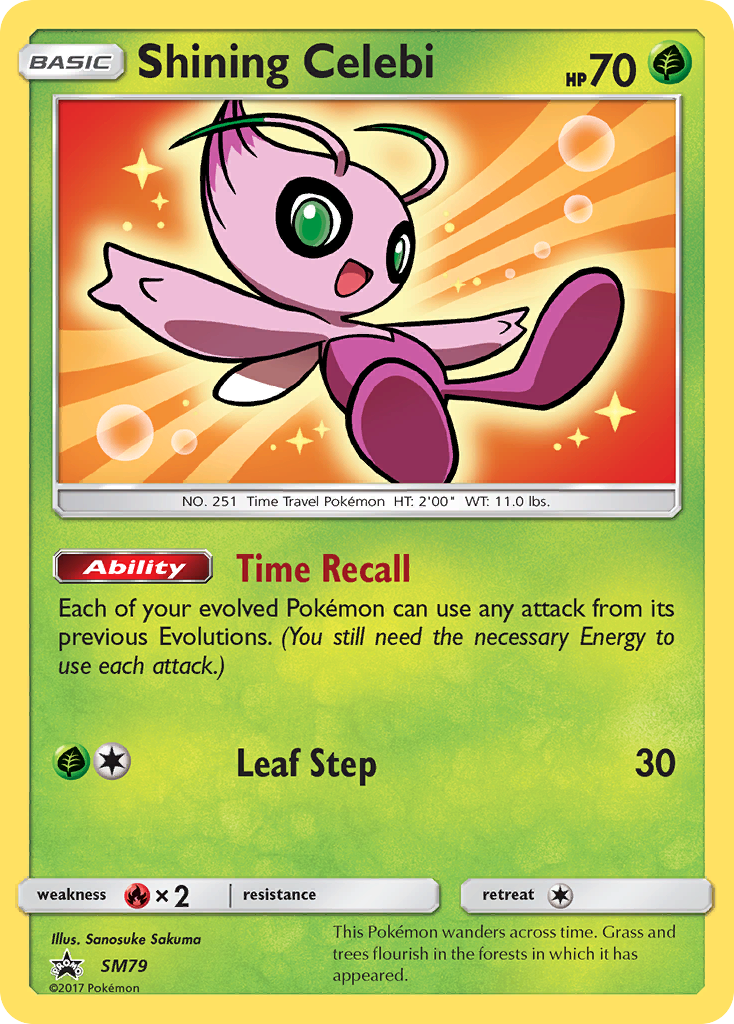 Shining Celebi (SM79) [Sun & Moon: Black Star Promos] | Pegasus Games WI