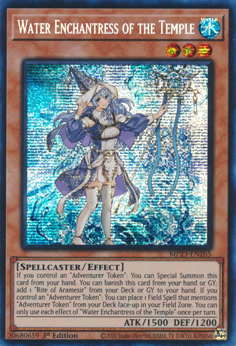 Water Enchantress of the Temple [MP23-EN265] Prismatic Secret Rare | Pegasus Games WI