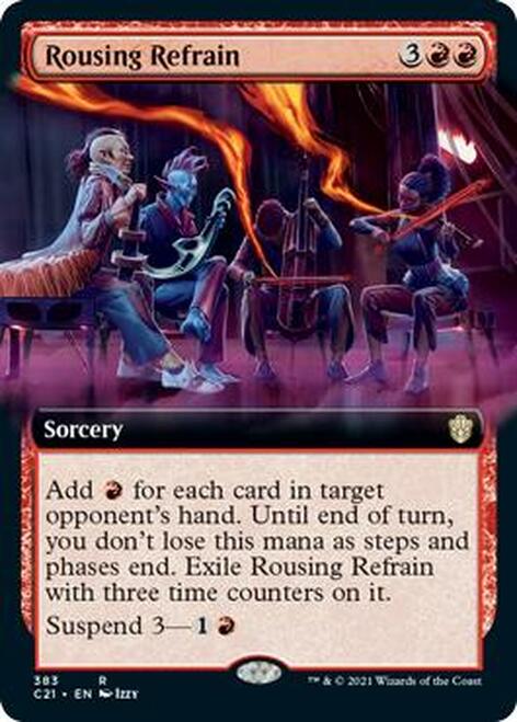 Rousing Refrain (Extended Art) [Commander 2021] | Pegasus Games WI