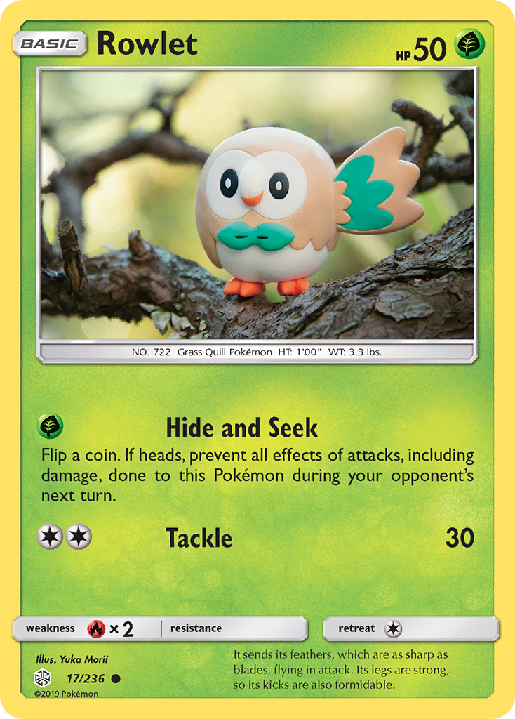 Rowlet (17/236) [Sun & Moon: Cosmic Eclipse] | Pegasus Games WI