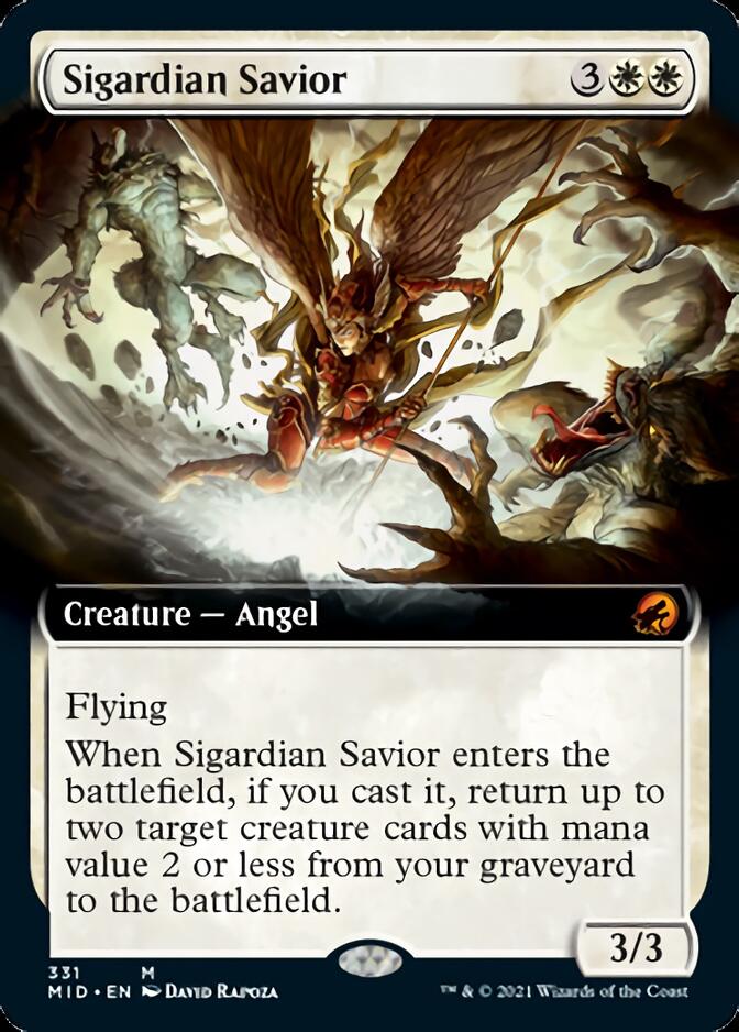 Sigardian Savior (Extended Art) [Innistrad: Midnight Hunt] | Pegasus Games WI