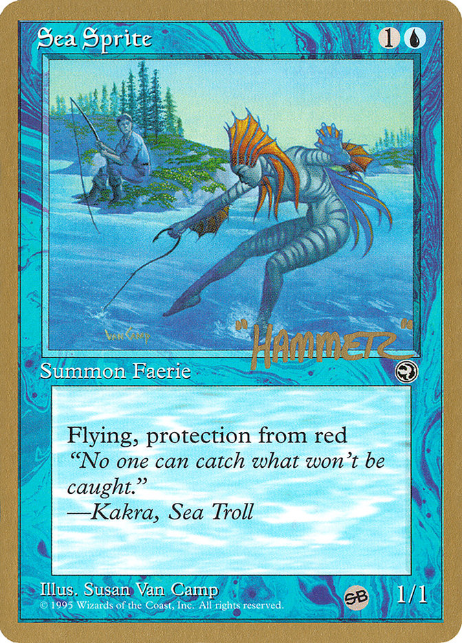 Sea Sprite (Shawn "Hammer" Regnier) (SB) [Pro Tour Collector Set] | Pegasus Games WI