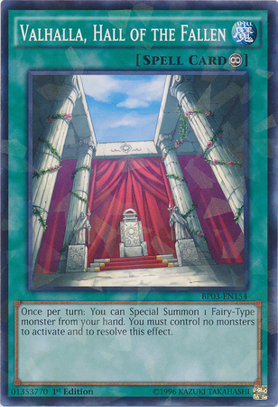 Valhalla, Hall of the Fallen (Shatterfoil) [BP03-EN154] Common | Pegasus Games WI
