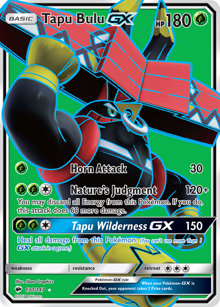 Tapu Bulu GX (130/147) [Sun & Moon: Burning Shadows] | Pegasus Games WI