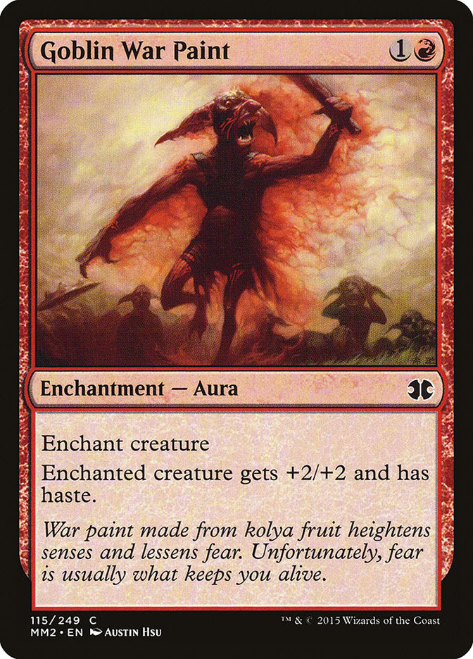 Goblin War Paint [Modern Masters 2015] | Pegasus Games WI