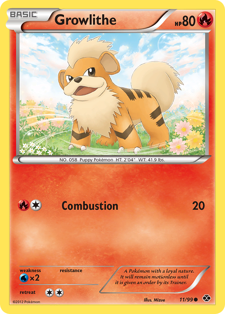 Growlithe (11/99) [Black & White: Next Destinies] | Pegasus Games WI