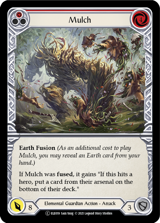 Mulch (Red) [U-ELE019] Unlimited Rainbow Foil | Pegasus Games WI