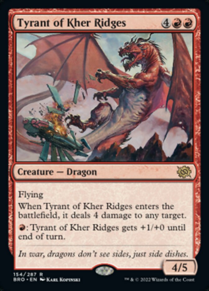 Tyrant of Kher Ridges [The Brothers' War] | Pegasus Games WI