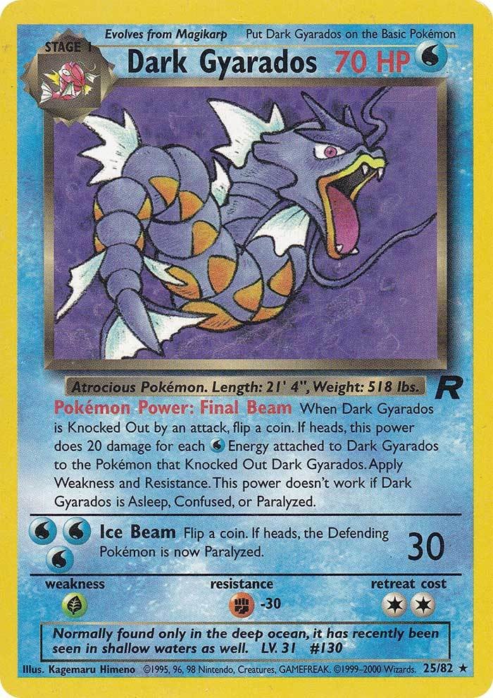 Dark Gyarados (25/82) [Team Rocket Unlimited] | Pegasus Games WI