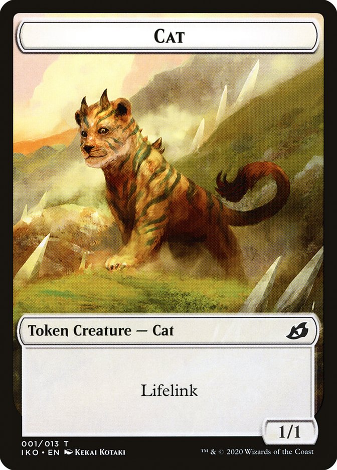 Cat Token [Ikoria: Lair of Behemoths Tokens] | Pegasus Games WI