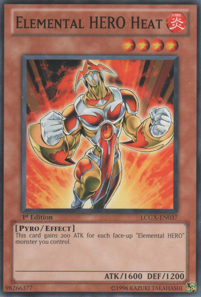 Elemental HERO Heat [LCGX-EN037] Common | Pegasus Games WI