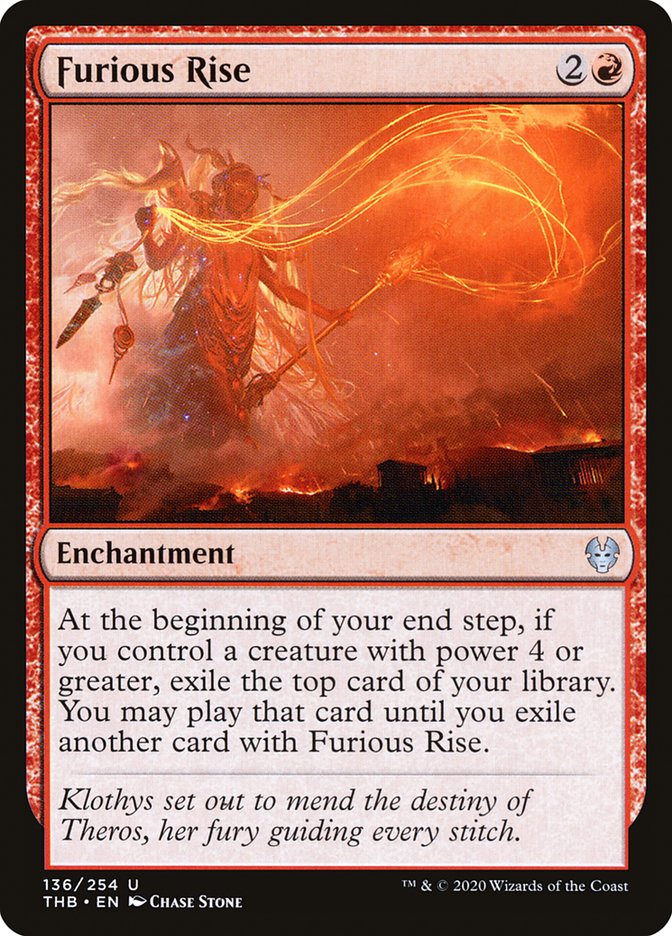 Furious Rise [Theros Beyond Death] | Pegasus Games WI