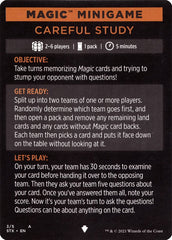 Careful Study (Magic Minigame) [Strixhaven: School of Mages Minigame] | Pegasus Games WI