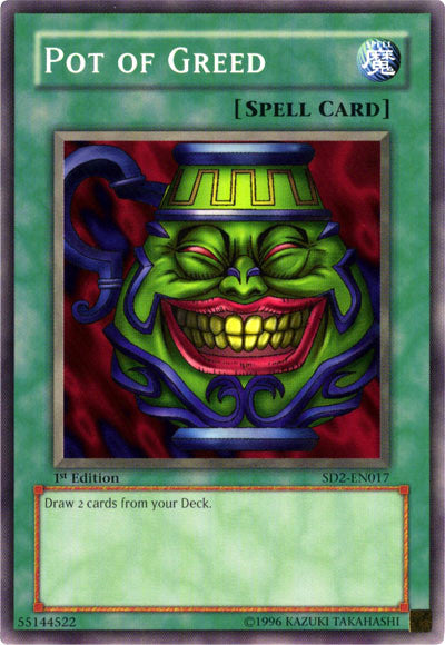 Pot of Greed [SD2-EN017] Common | Pegasus Games WI