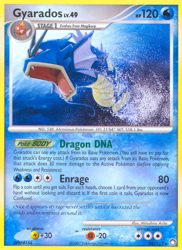 Gyarados (26/123) [Diamond & Pearl: Mysterious Treasures] | Pegasus Games WI