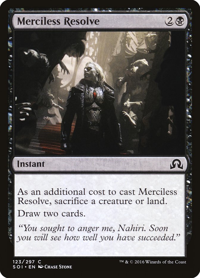 Merciless Resolve [Shadows over Innistrad] | Pegasus Games WI