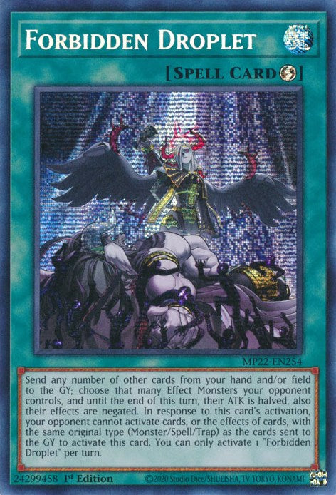 Forbidden Droplet [MP22-EN254] Prismatic Secret Rare | Pegasus Games WI