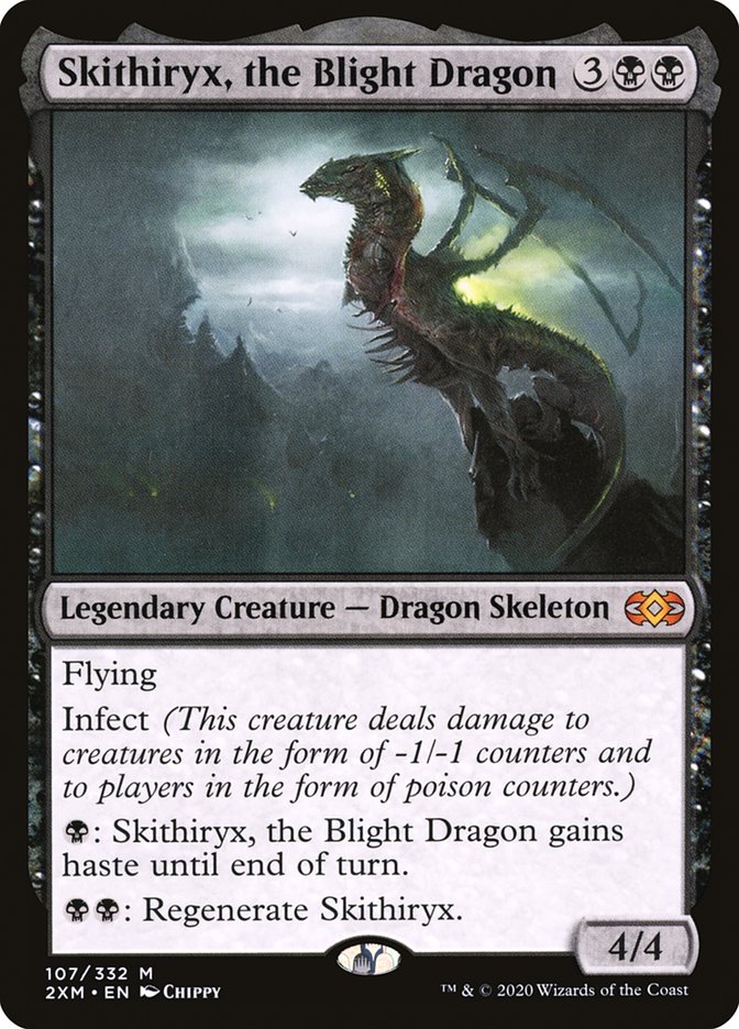 Skithiryx, the Blight Dragon [Double Masters] | Pegasus Games WI