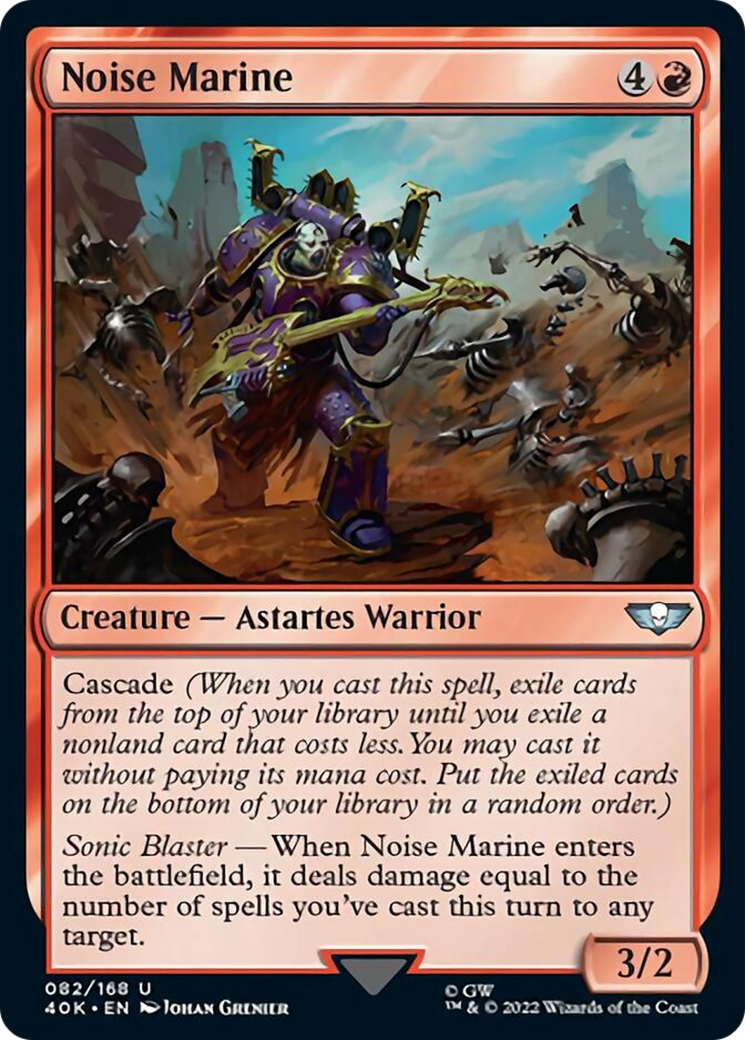 Noise Marine (Surge Foil) [Warhammer 40,000] | Pegasus Games WI