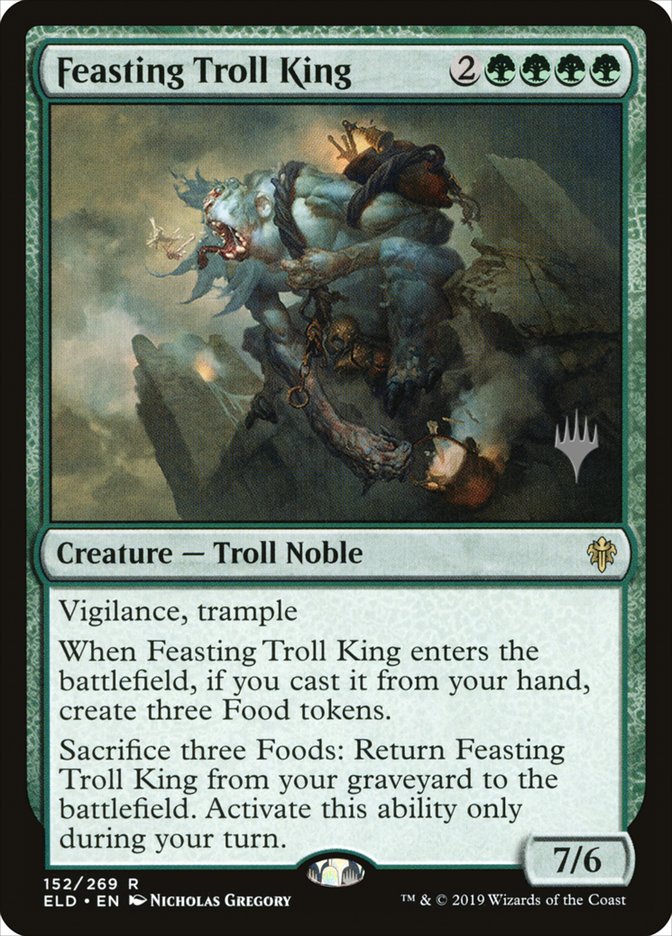 Feasting Troll King (Promo Pack) [Throne of Eldraine Promos] | Pegasus Games WI