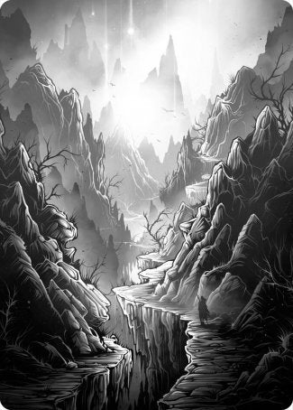 Mountain Art Card [Innistrad: Midnight Hunt Art Series] | Pegasus Games WI
