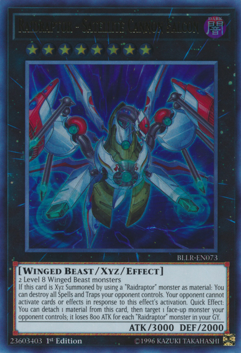 Raidraptor - Satellite Cannon Falcon [BLLR-EN073] Ultra Rare | Pegasus Games WI