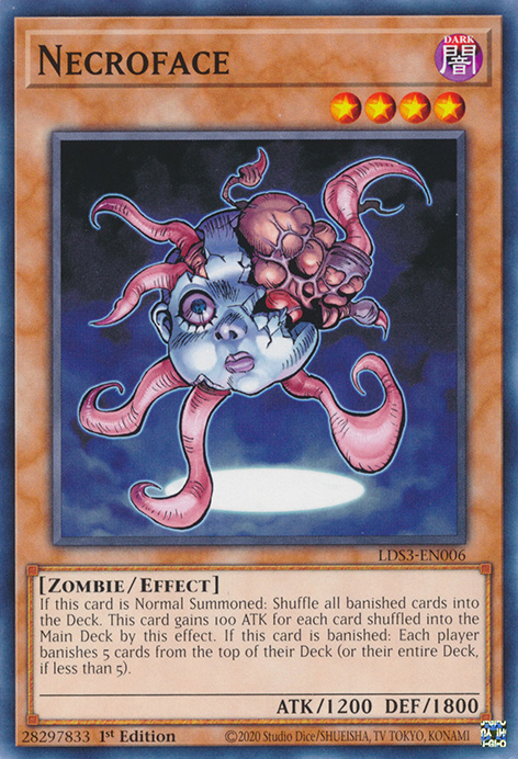 Necroface [LDS3-EN006] Common | Pegasus Games WI
