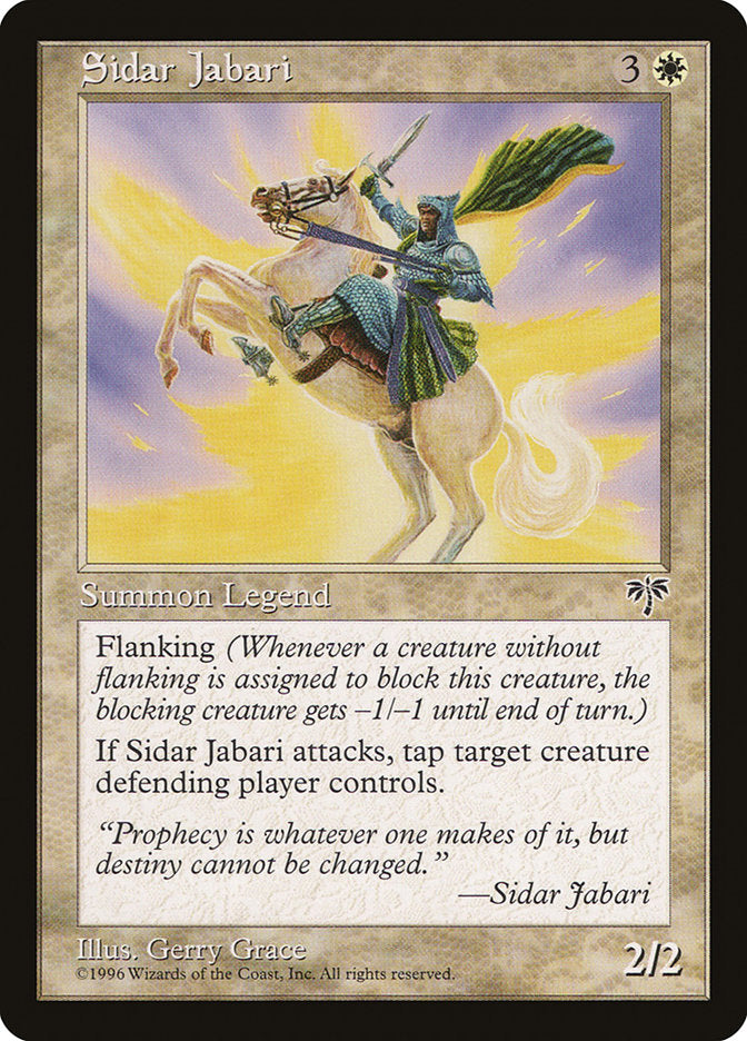 Sidar Jabari [Mirage] | Pegasus Games WI