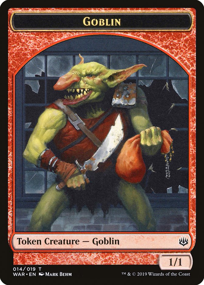 Goblin Token [War of the Spark Tokens] | Pegasus Games WI