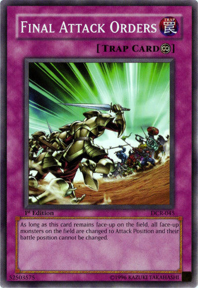 Final Attack Orders [DCR-045] Common | Pegasus Games WI