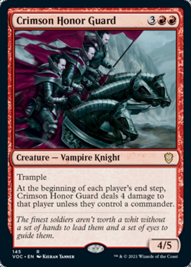 Crimson Honor Guard [Innistrad: Crimson Vow Commander] | Pegasus Games WI