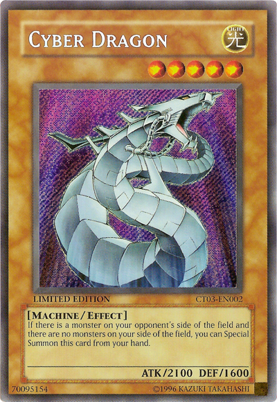 Cyber Dragon [CT03-EN002] Secret Rare | Pegasus Games WI