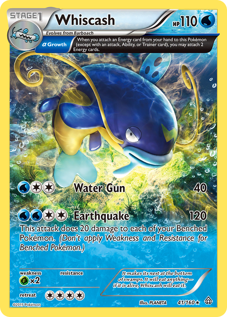 Whiscash (41/160) [XY: Primal Clash] | Pegasus Games WI