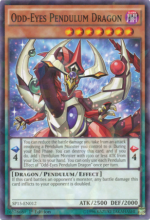 Odd-Eyes Pendulum Dragon [SP15-EN012] Shatterfoil Rare | Pegasus Games WI