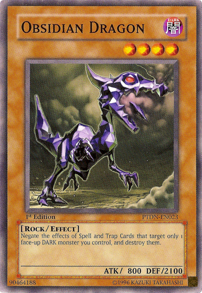 Obsidian Dragon [PTDN-EN023] Common | Pegasus Games WI