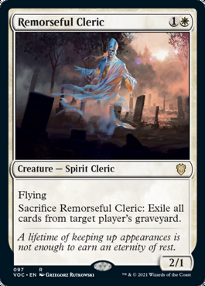 Remorseful Cleric [Innistrad: Crimson Vow Commander] | Pegasus Games WI