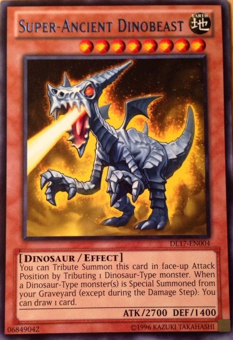 Super-Ancient Dinobeast (Blue) [DL17-EN004] Rare | Pegasus Games WI