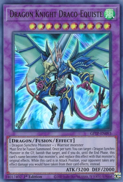 Dragon Knight Draco-Equiste [GFTP-EN093] Ultra rare | Pegasus Games WI