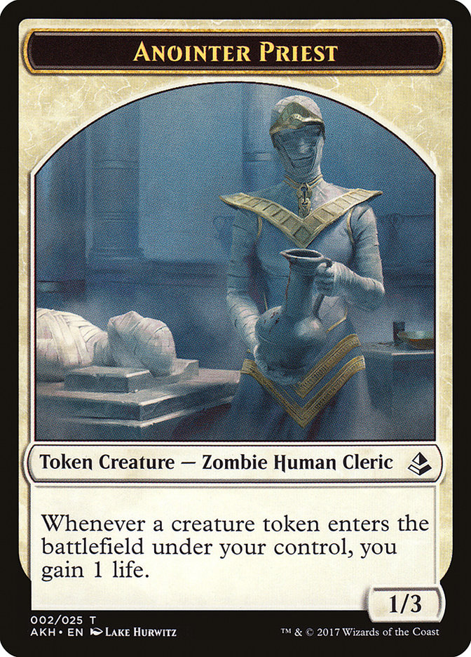 Anointer Priest Token [Amonkhet Tokens] | Pegasus Games WI