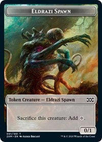 Eldrazi Spawn // Plant Double-Sided Token [Double Masters Tokens] | Pegasus Games WI