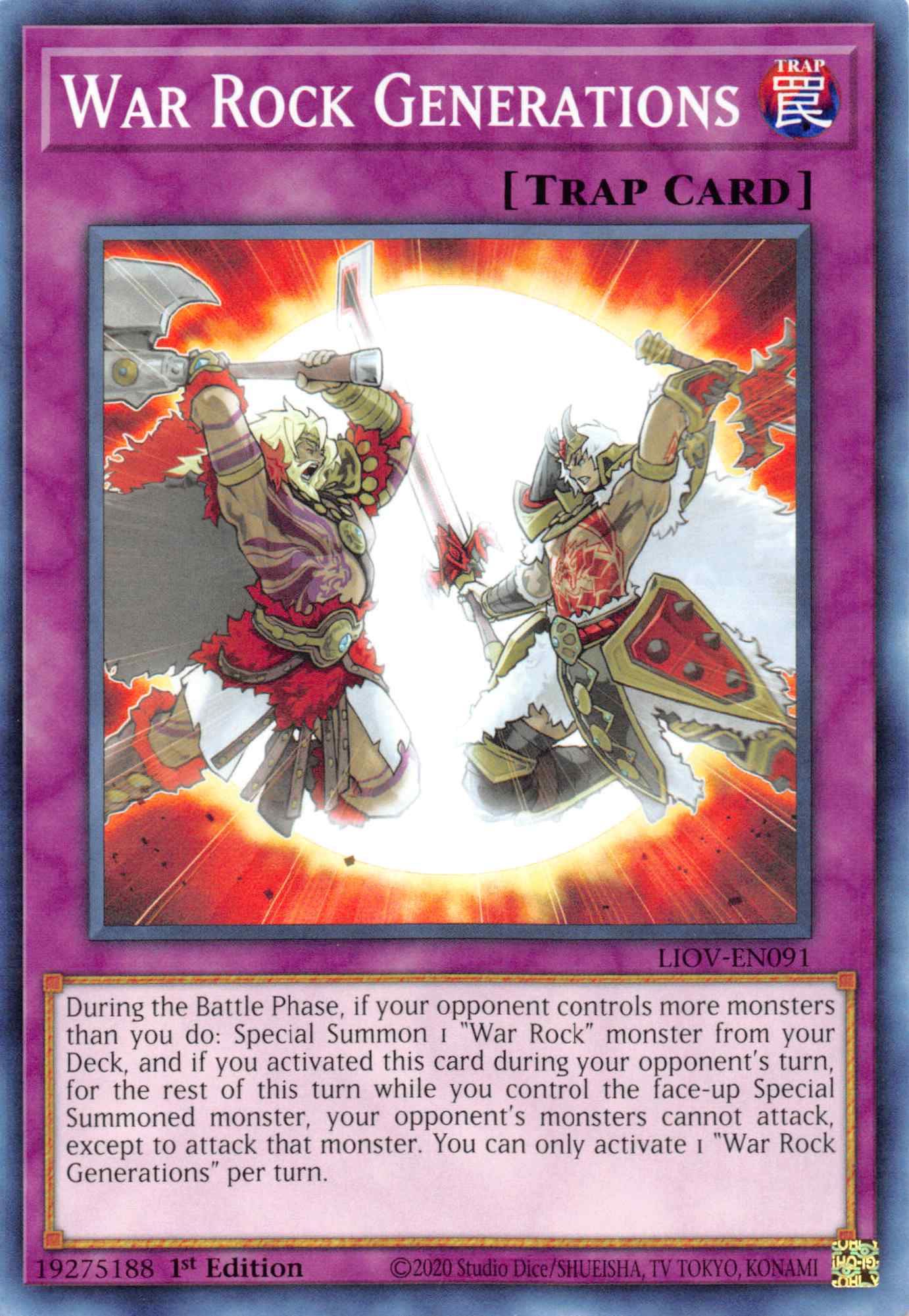 War Rock Generations [LIOV-EN091] Common | Pegasus Games WI