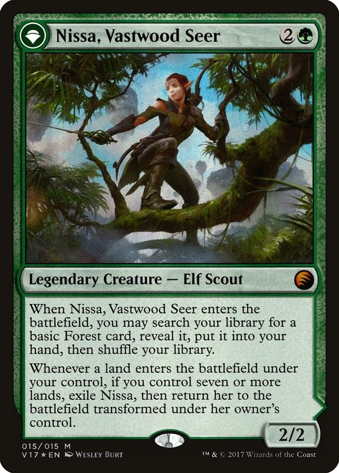 Nissa, Vastwood Seer // Nissa, Sage Animist [From the Vault: Transform] | Pegasus Games WI