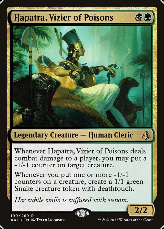 Hapatra, Vizier of Poisons [Amonkhet] | Pegasus Games WI