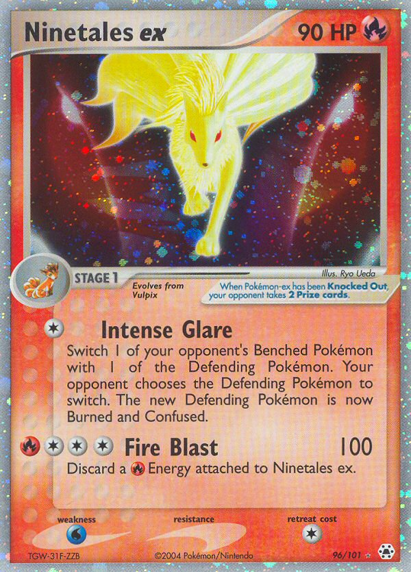 Ninetales ex (96/101) [EX: Hidden Legends] | Pegasus Games WI