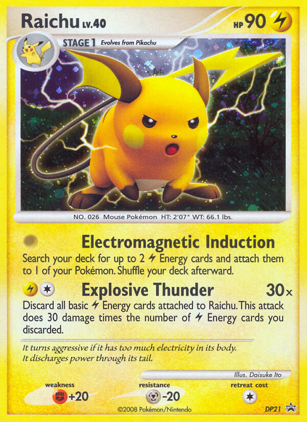 Raichu (DP21) [Diamond & Pearl: Black Star Promos] | Pegasus Games WI