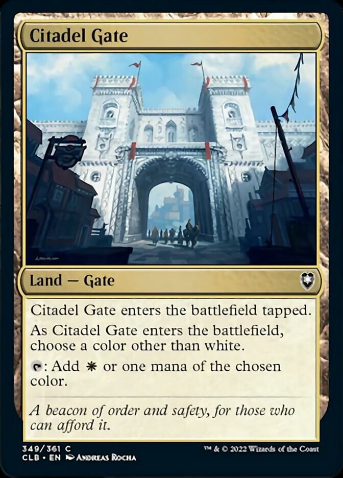 Citadel Gate [Commander Legends: Battle for Baldur's Gate] | Pegasus Games WI