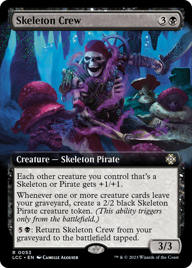 Skeleton Crew (Extended Art) [The Lost Caverns of Ixalan Commander] | Pegasus Games WI