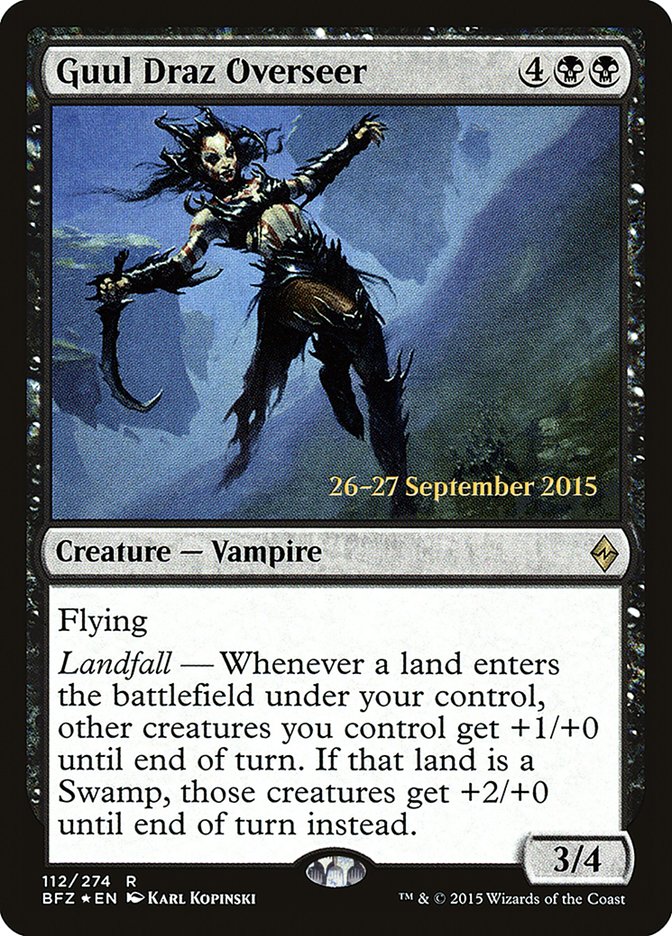 Guul Draz Overseer [Battle for Zendikar Prerelease Promos] | Pegasus Games WI